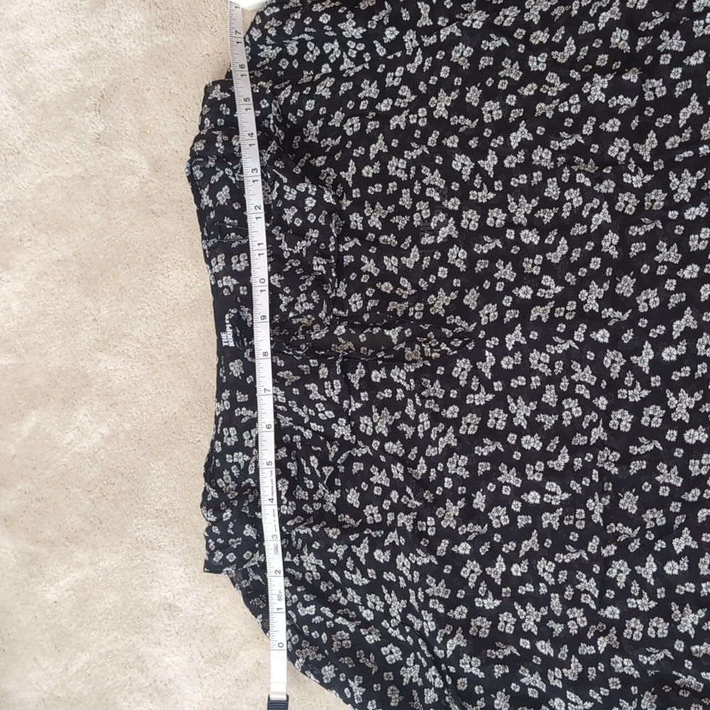 Like New The Kooples Black and White Floral Blouse - Picture 5 of 7